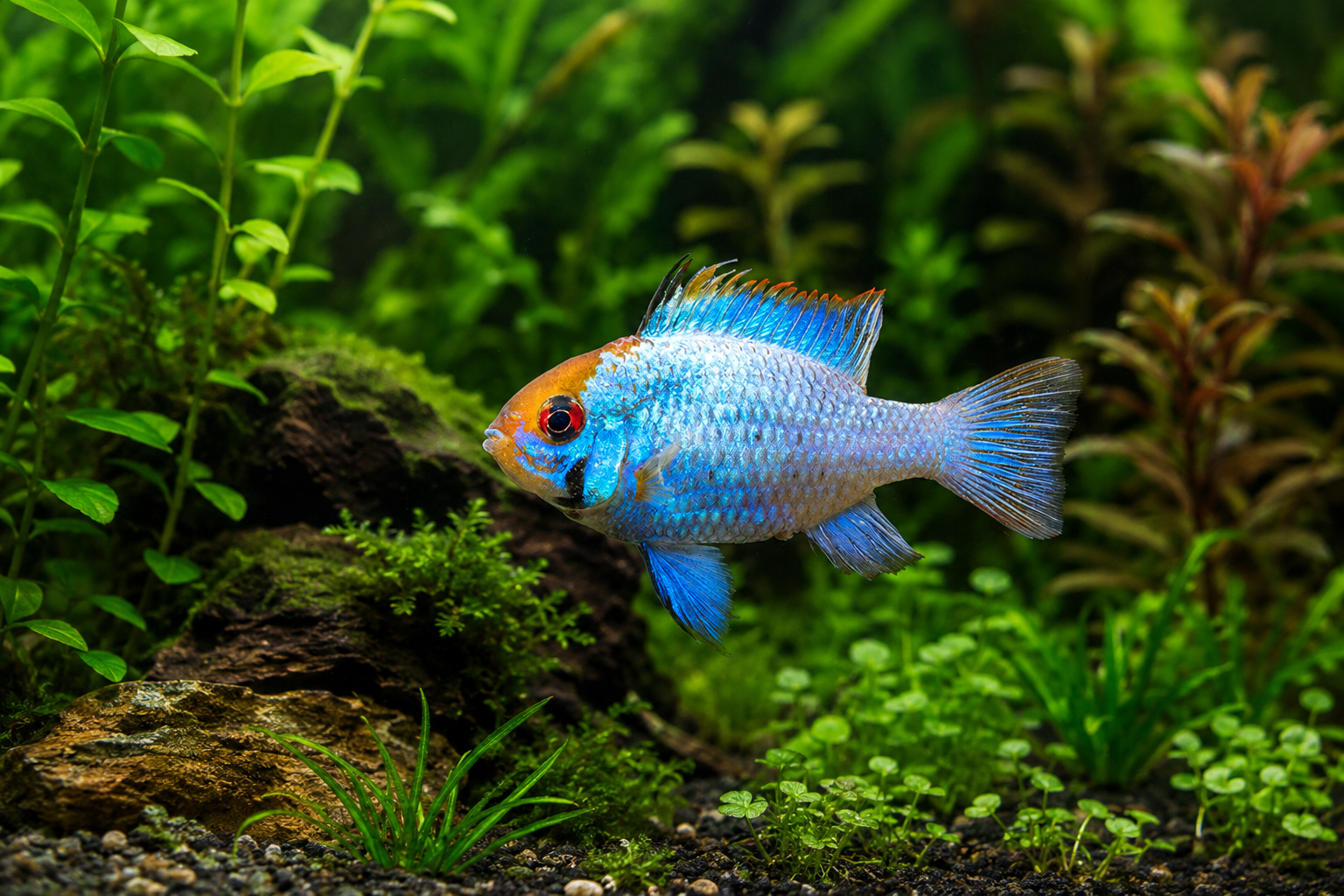 Powder blue ram