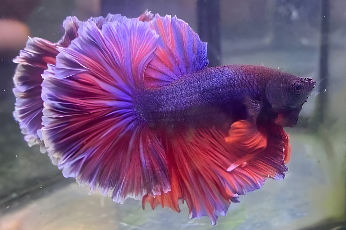 purple-half-moon-betta-fish-1 purple half-moon betta fish