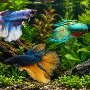 Assorted male betta